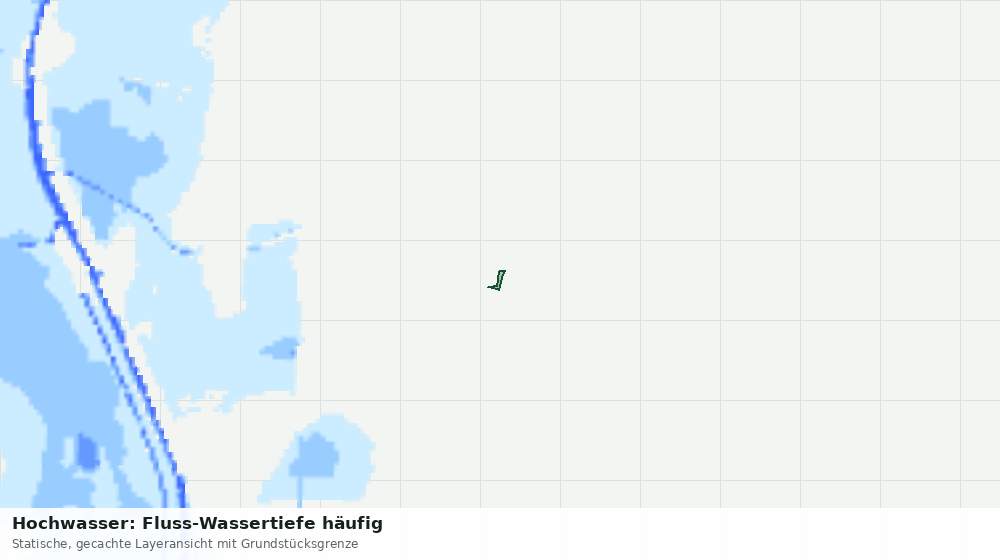 Statische Kartenansicht: Hochwasser: Fluss-Wassertiefe häufig