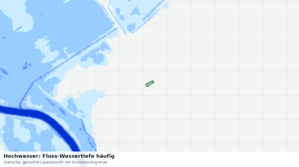 Statische Kartenansicht: Hochwasser: Fluss-Wassertiefe häufig