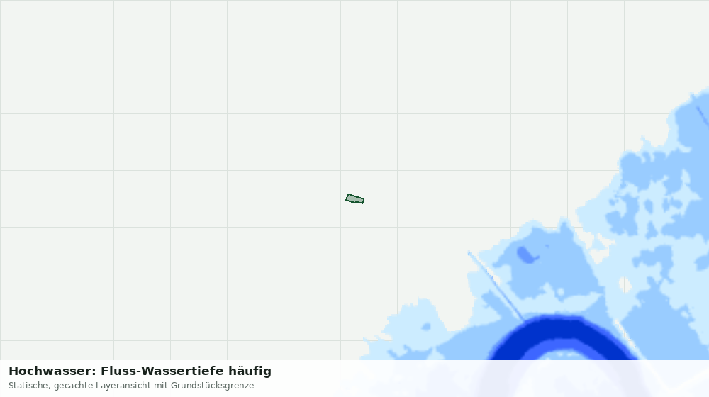 Statische Kartenansicht: Hochwasser: Fluss-Wassertiefe häufig