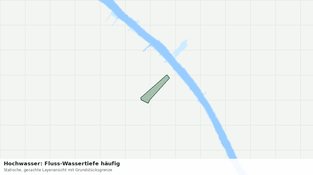 Statische Kartenansicht: Hochwasser: Fluss-Wassertiefe häufig