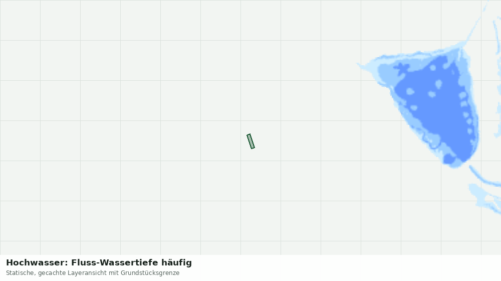 Statische Kartenansicht: Hochwasser: Fluss-Wassertiefe häufig