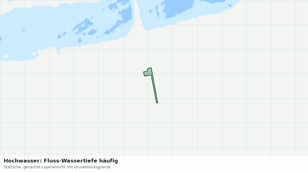 Statische Kartenansicht: Hochwasser: Fluss-Wassertiefe häufig