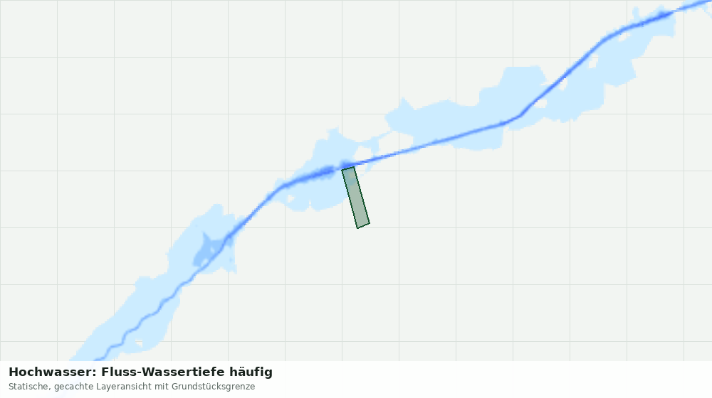 Statische Kartenansicht: Hochwasser: Fluss-Wassertiefe häufig