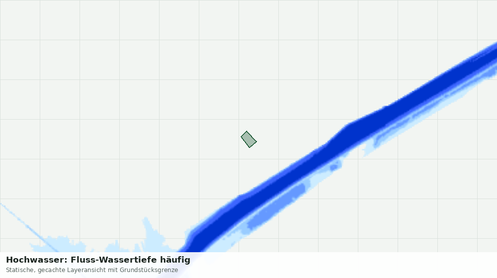 Statische Kartenansicht: Hochwasser: Fluss-Wassertiefe häufig
