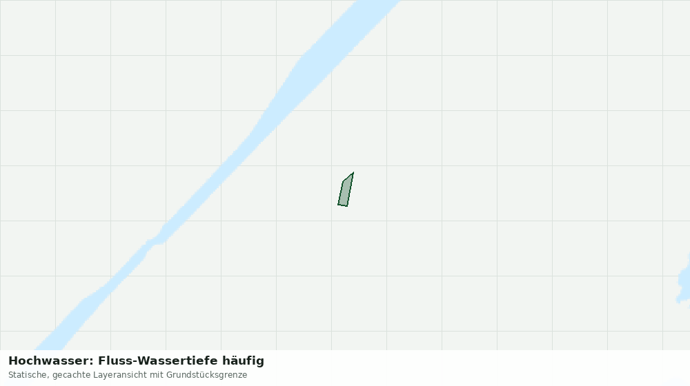 Statische Kartenansicht: Hochwasser: Fluss-Wassertiefe häufig