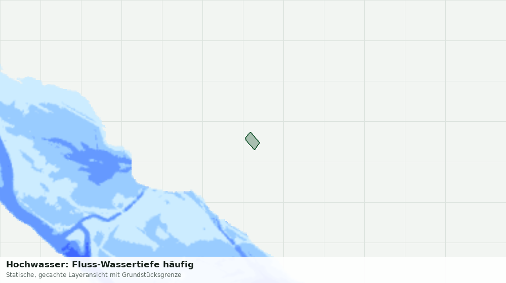 Statische Kartenansicht: Hochwasser: Fluss-Wassertiefe häufig