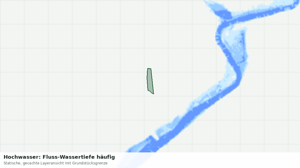 Statische Kartenansicht: Hochwasser: Fluss-Wassertiefe häufig