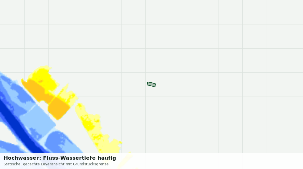 Statische Kartenansicht: Hochwasser: Fluss-Wassertiefe häufig