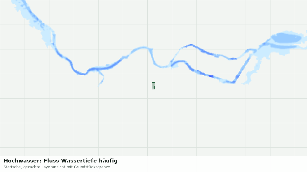 Statische Kartenansicht: Hochwasser: Fluss-Wassertiefe häufig