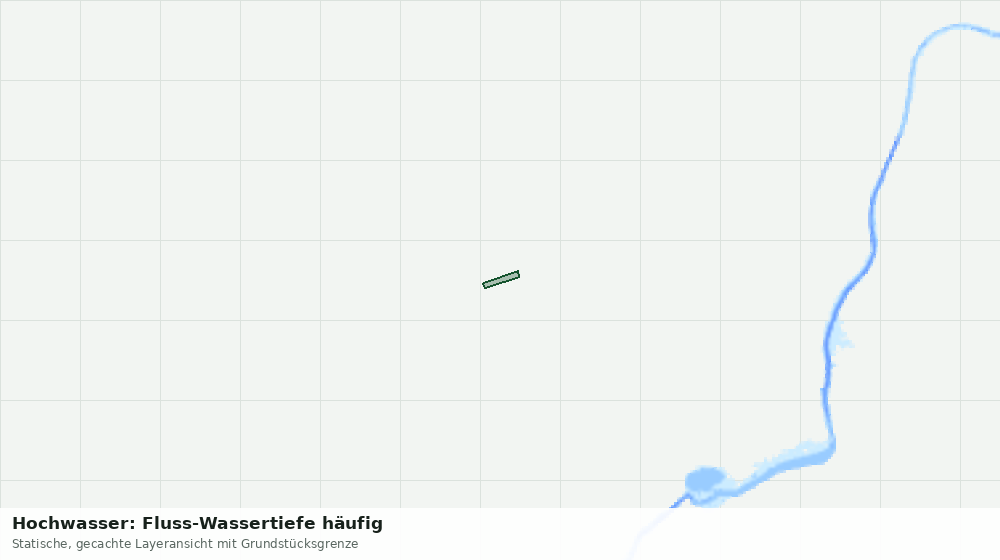 Statische Kartenansicht: Hochwasser: Fluss-Wassertiefe häufig