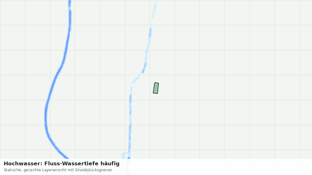 Statische Kartenansicht: Hochwasser: Fluss-Wassertiefe häufig