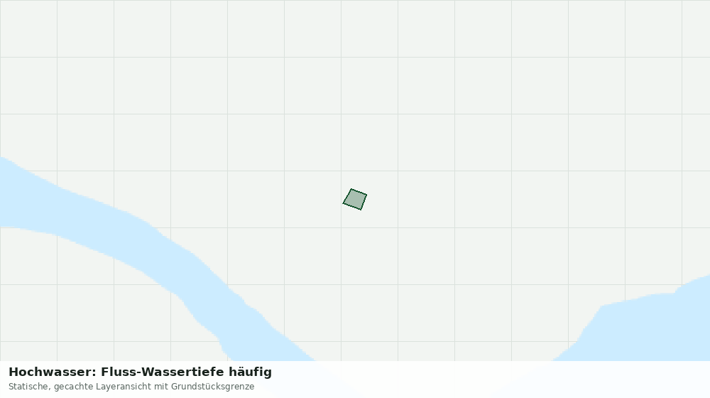 Statische Kartenansicht: Hochwasser: Fluss-Wassertiefe häufig