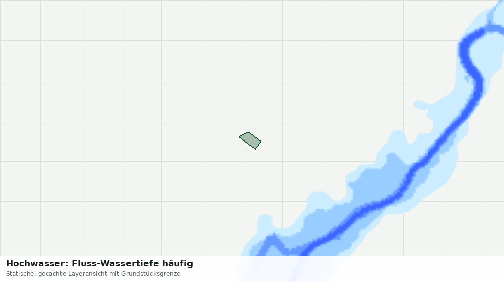 Statische Kartenansicht: Hochwasser: Fluss-Wassertiefe häufig