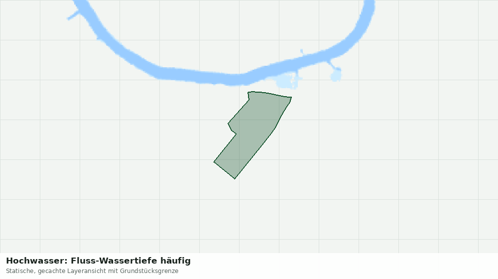 Statische Kartenansicht: Hochwasser: Fluss-Wassertiefe häufig