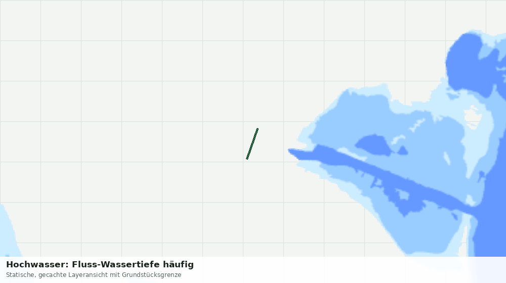 Statische Kartenansicht: Hochwasser: Fluss-Wassertiefe häufig