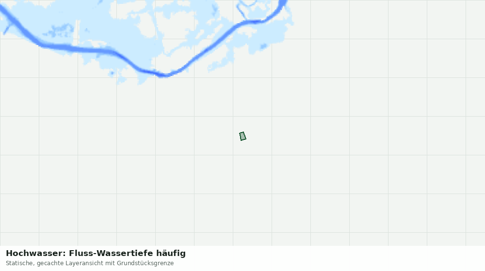 Statische Kartenansicht: Hochwasser: Fluss-Wassertiefe häufig