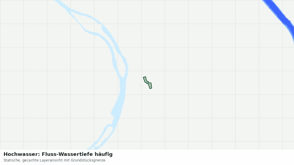 Statische Kartenansicht: Hochwasser: Fluss-Wassertiefe häufig