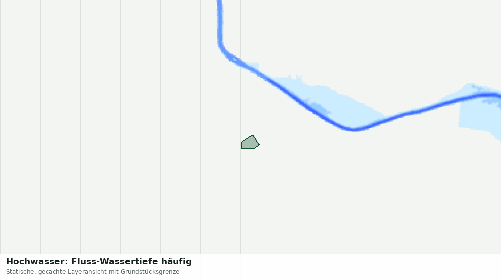 Statische Kartenansicht: Hochwasser: Fluss-Wassertiefe häufig