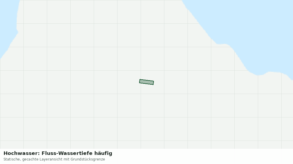 Statische Kartenansicht: Hochwasser: Fluss-Wassertiefe häufig
