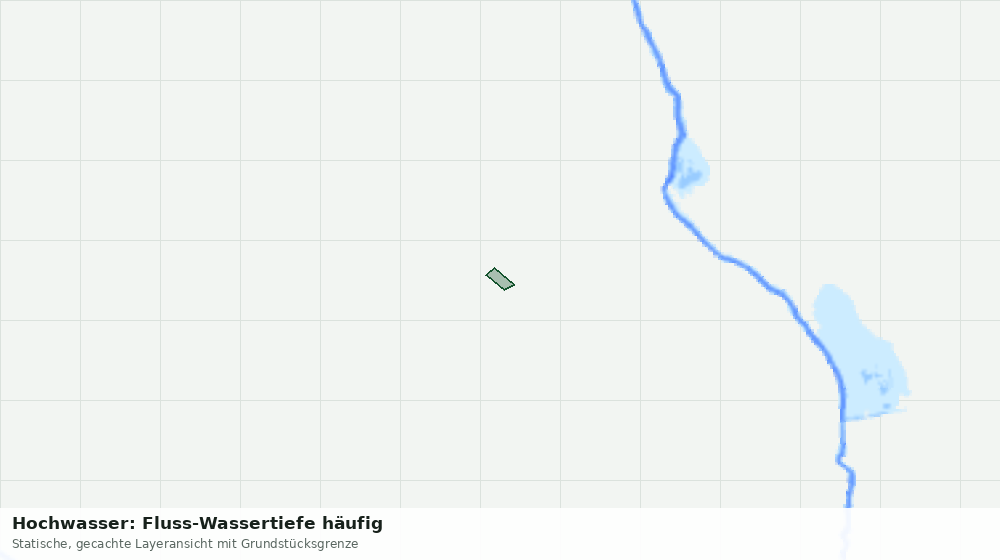 Statische Kartenansicht: Hochwasser: Fluss-Wassertiefe häufig
