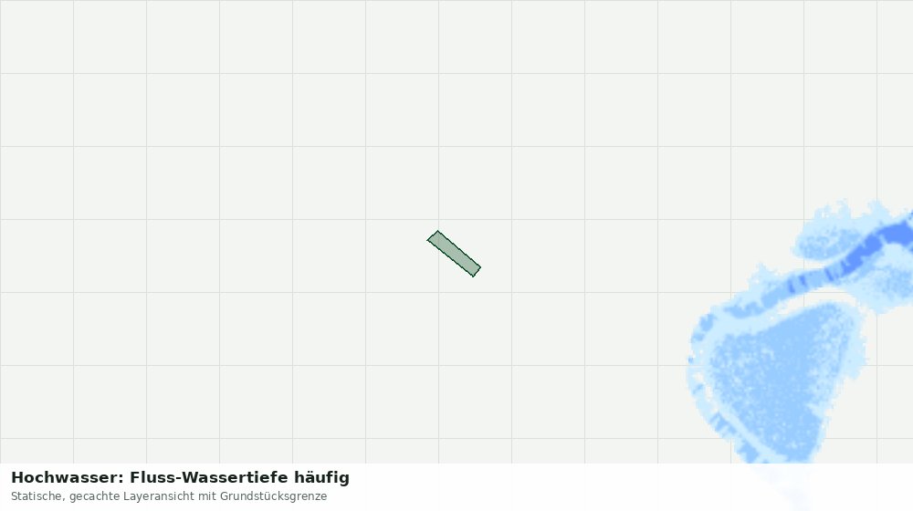 Statische Kartenansicht: Hochwasser: Fluss-Wassertiefe häufig