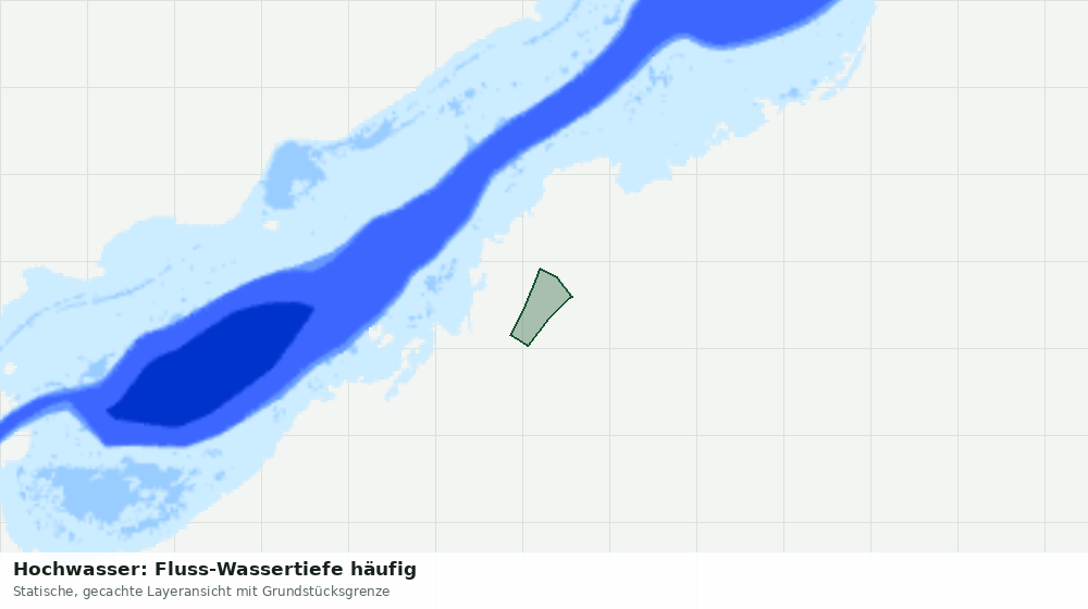 Statische Kartenansicht: Hochwasser: Fluss-Wassertiefe häufig