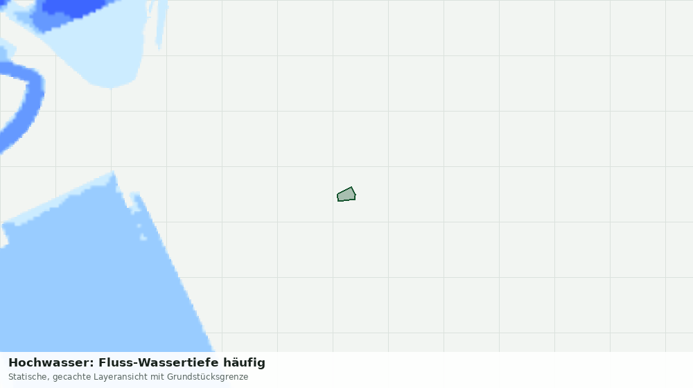 Statische Kartenansicht: Hochwasser: Fluss-Wassertiefe häufig