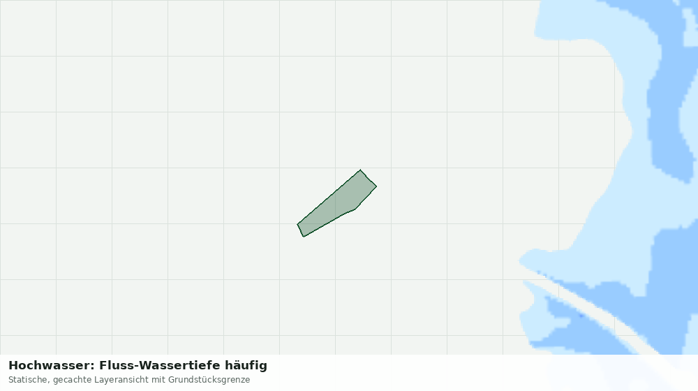Statische Kartenansicht: Hochwasser: Fluss-Wassertiefe häufig