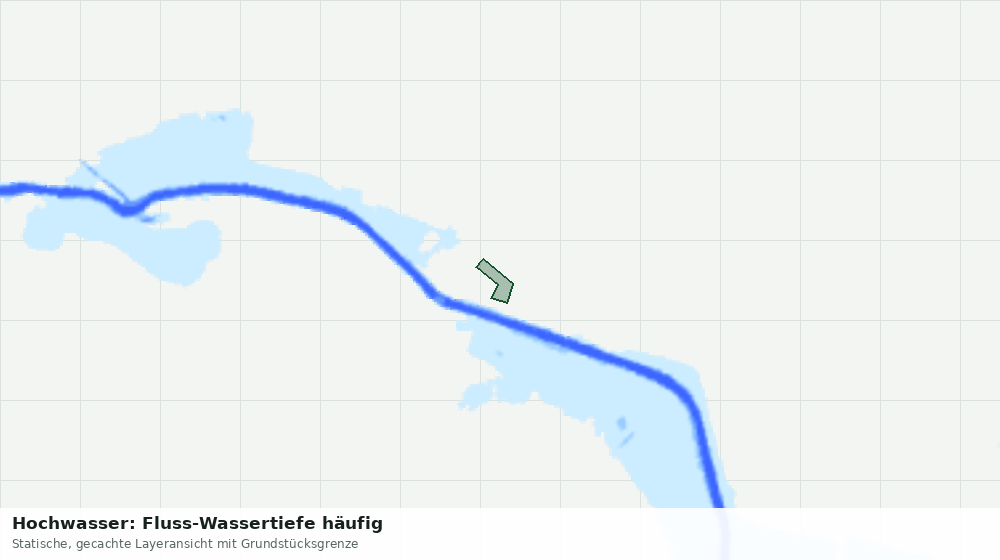 Statische Kartenansicht: Hochwasser: Fluss-Wassertiefe häufig