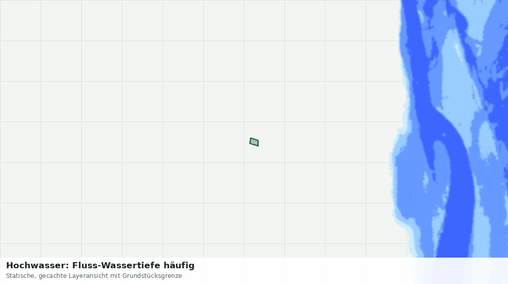Statische Kartenansicht: Hochwasser: Fluss-Wassertiefe häufig