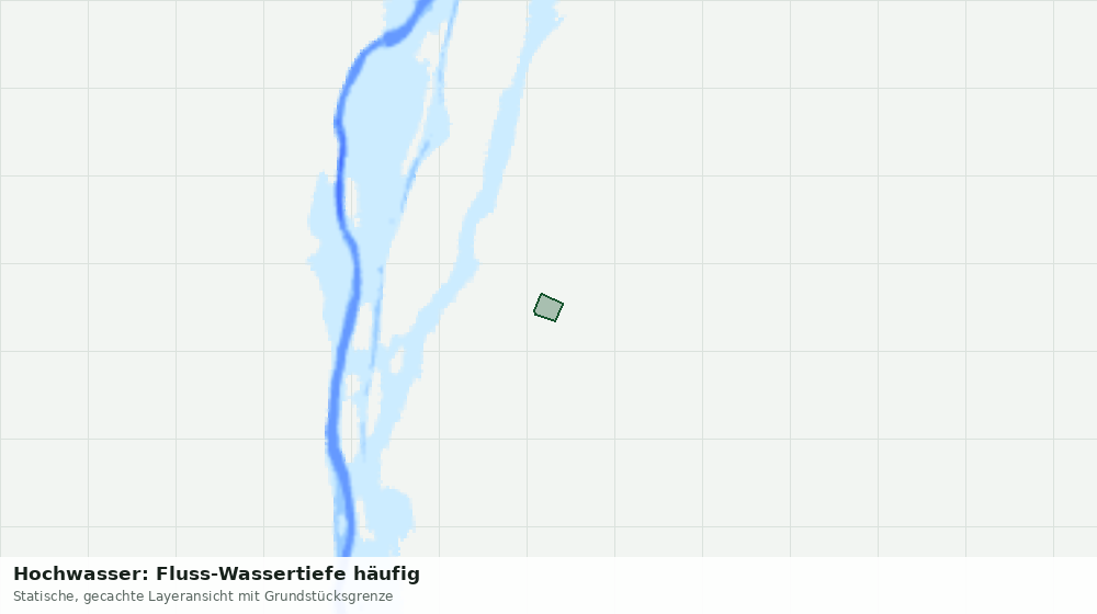Statische Kartenansicht: Hochwasser: Fluss-Wassertiefe häufig