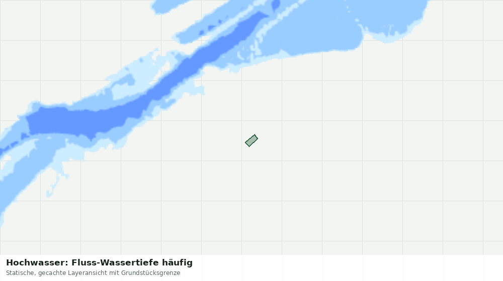 Statische Kartenansicht: Hochwasser: Fluss-Wassertiefe häufig