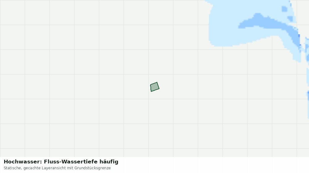 Statische Kartenansicht: Hochwasser: Fluss-Wassertiefe häufig