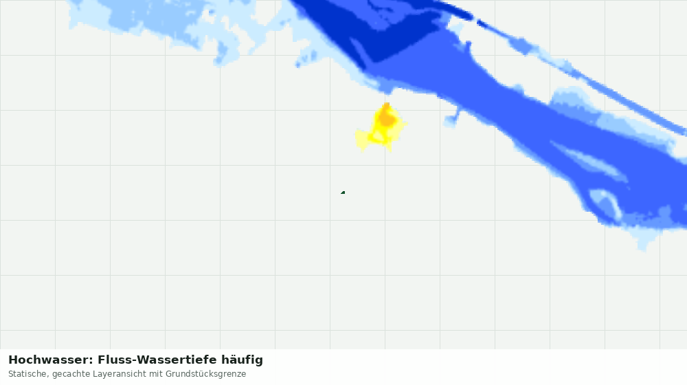 Statische Kartenansicht: Hochwasser: Fluss-Wassertiefe häufig