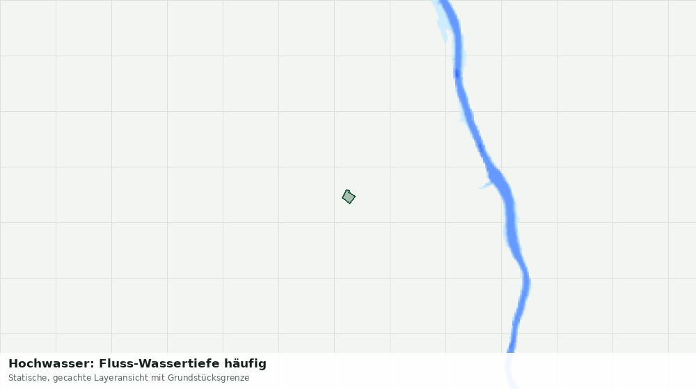 Statische Kartenansicht: Hochwasser: Fluss-Wassertiefe häufig