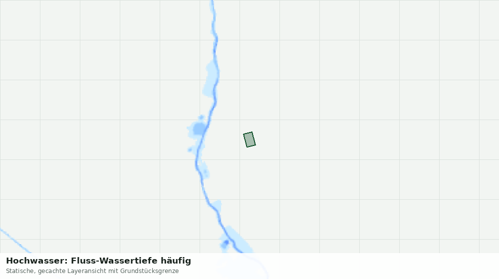 Statische Kartenansicht: Hochwasser: Fluss-Wassertiefe häufig