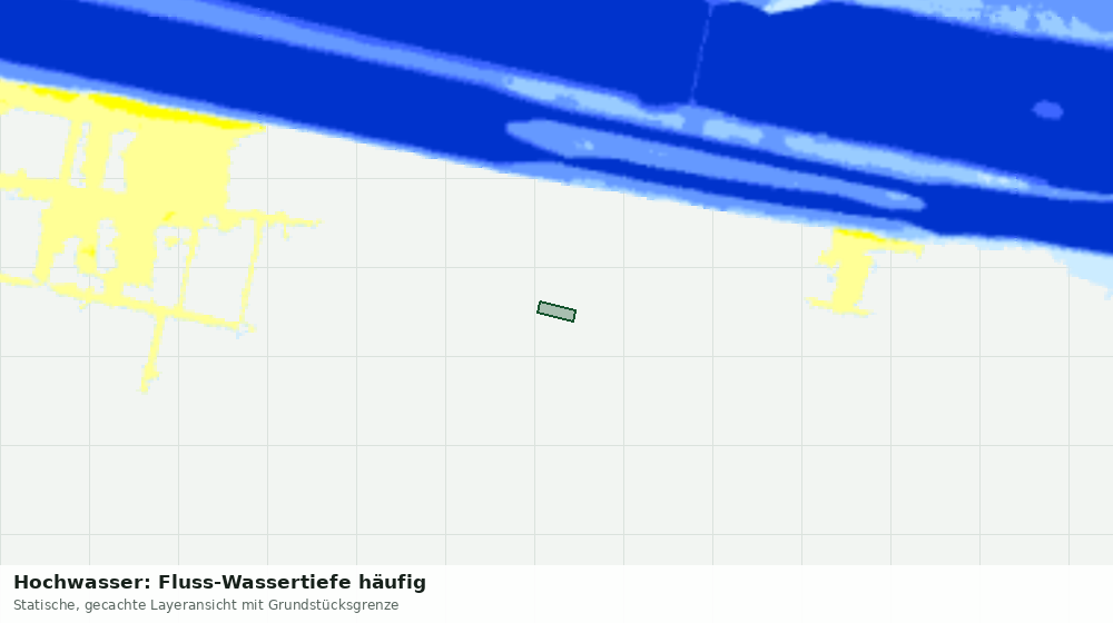 Statische Kartenansicht: Hochwasser: Fluss-Wassertiefe häufig