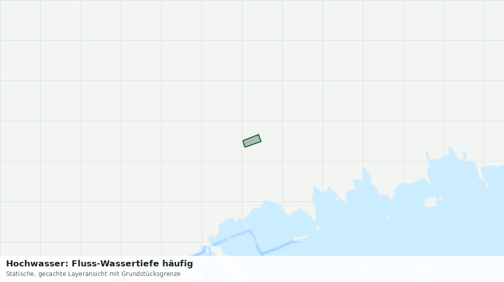 Statische Kartenansicht: Hochwasser: Fluss-Wassertiefe häufig