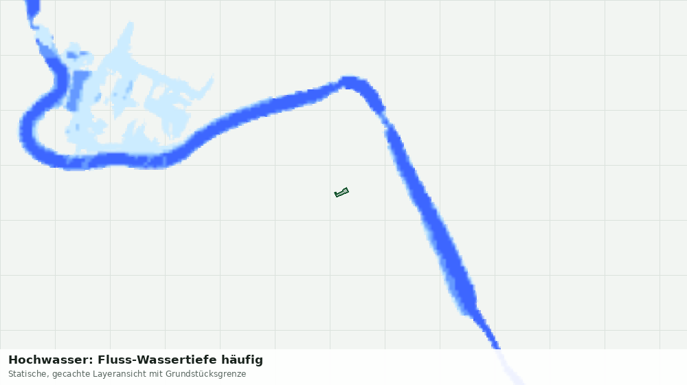 Statische Kartenansicht: Hochwasser: Fluss-Wassertiefe häufig