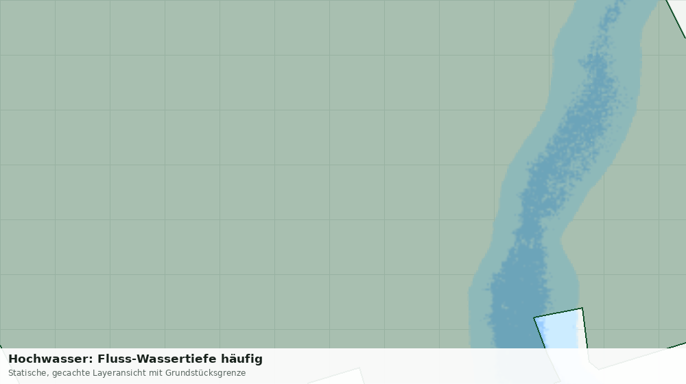 Statische Kartenansicht: Hochwasser: Fluss-Wassertiefe häufig