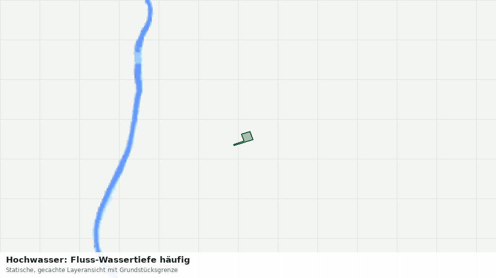 Statische Kartenansicht: Hochwasser: Fluss-Wassertiefe häufig
