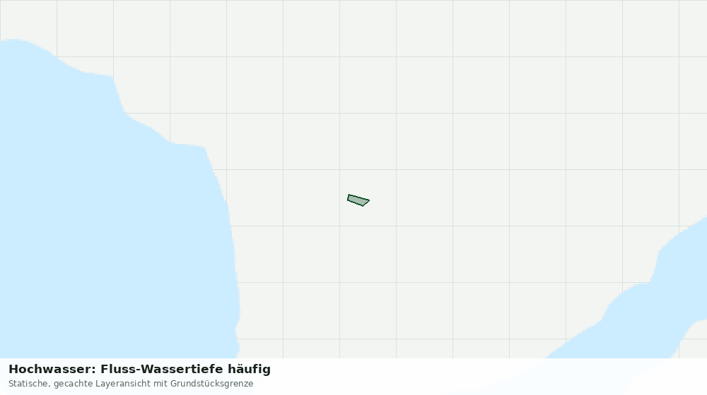 Statische Kartenansicht: Hochwasser: Fluss-Wassertiefe häufig