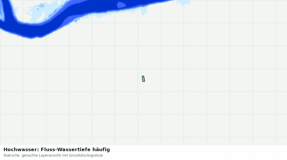 Statische Kartenansicht: Hochwasser: Fluss-Wassertiefe häufig
