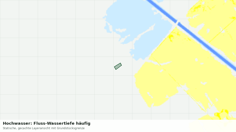 Statische Kartenansicht: Hochwasser: Fluss-Wassertiefe häufig