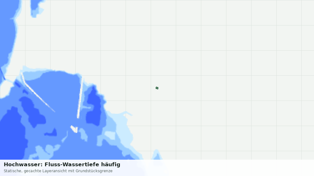 Statische Kartenansicht: Hochwasser: Fluss-Wassertiefe häufig