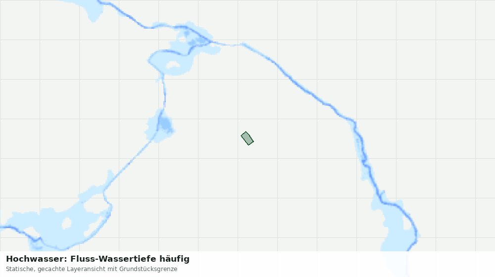 Statische Kartenansicht: Hochwasser: Fluss-Wassertiefe häufig
