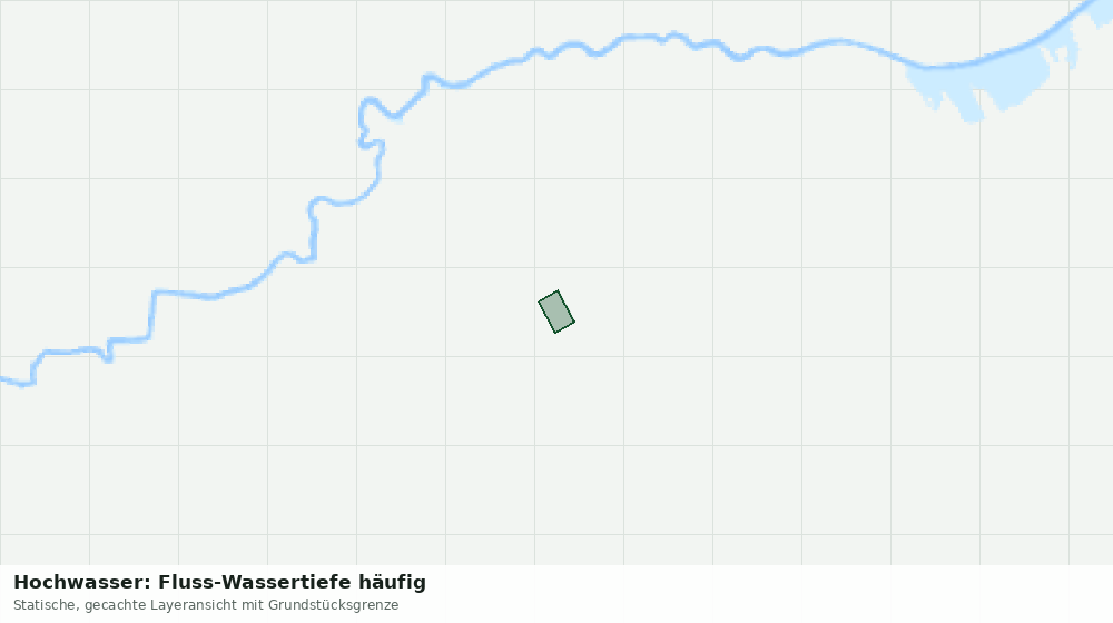 Statische Kartenansicht: Hochwasser: Fluss-Wassertiefe häufig