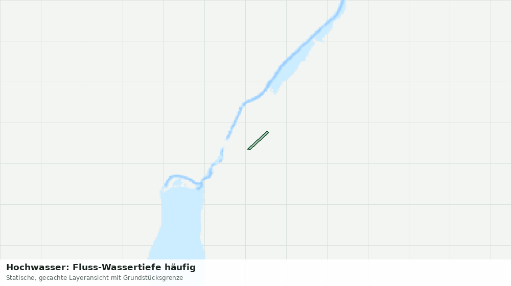 Statische Kartenansicht: Hochwasser: Fluss-Wassertiefe häufig
