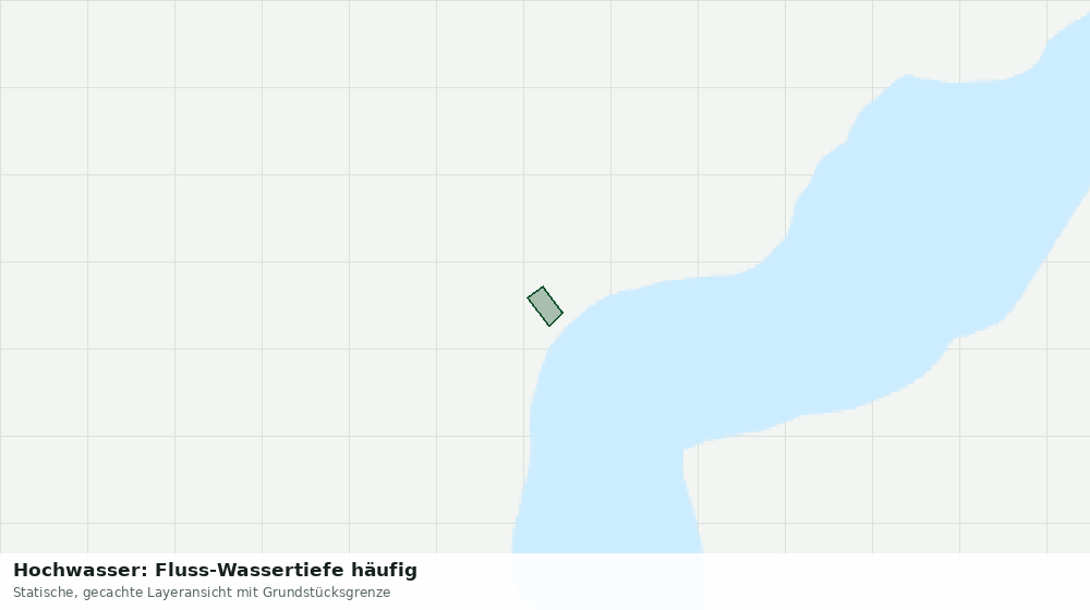 Statische Kartenansicht: Hochwasser: Fluss-Wassertiefe häufig