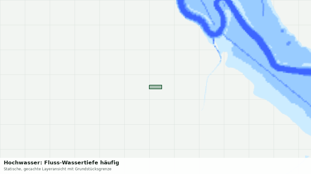 Statische Kartenansicht: Hochwasser: Fluss-Wassertiefe häufig
